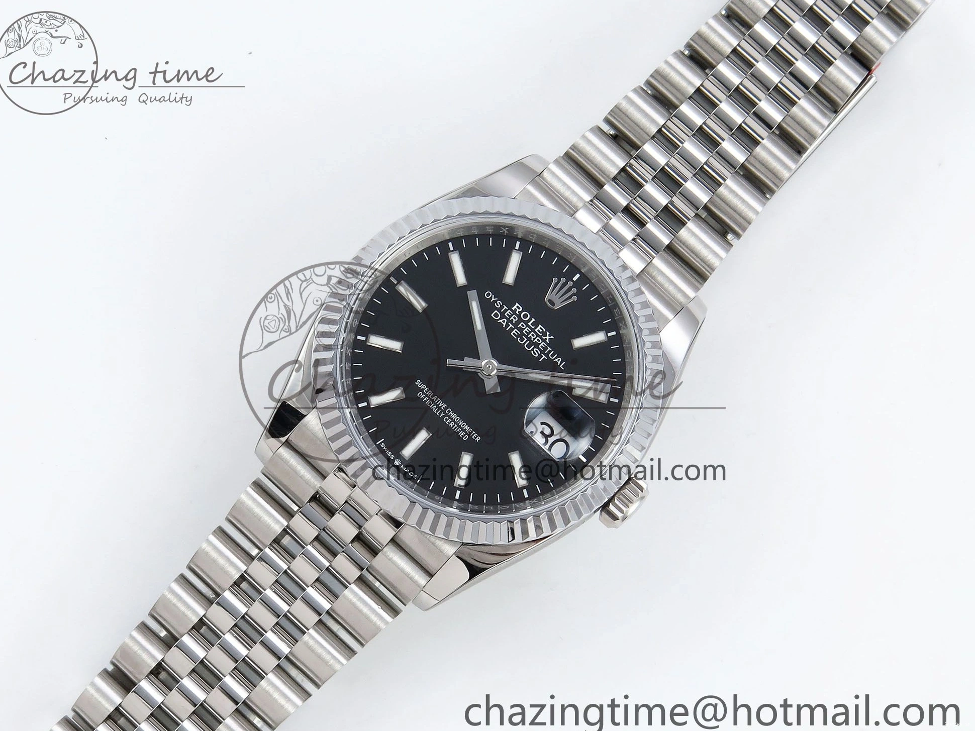 0101 Datejust 36mm 126234 904L Steel HGF 1:1 Best Edition Black Dial on SS Bracelet VR Sophisticated 1483
